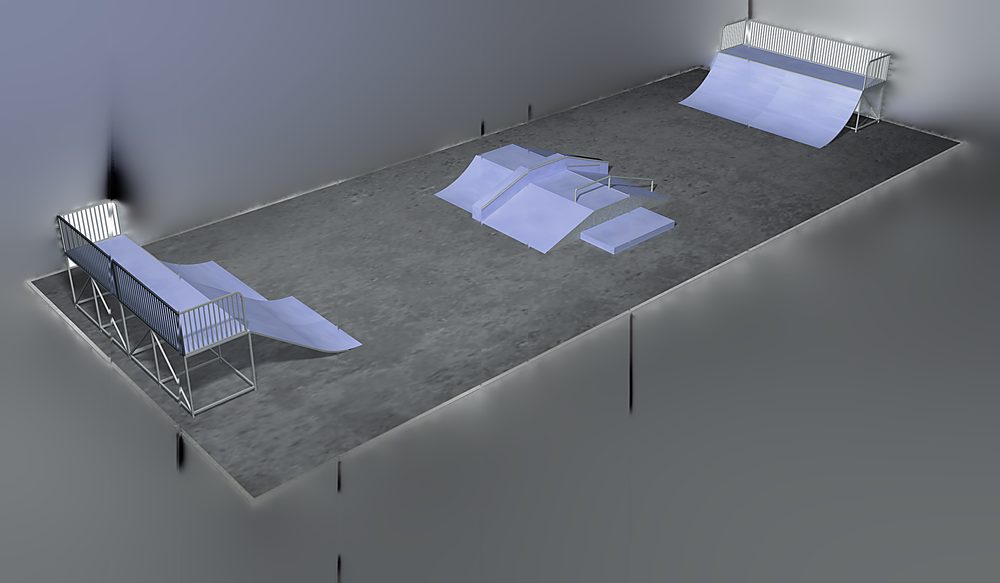 Modules de skate-park