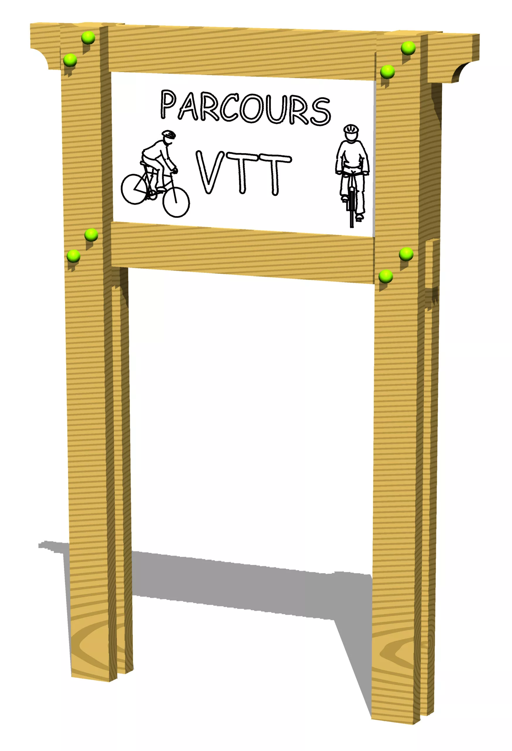Panneau VTT 